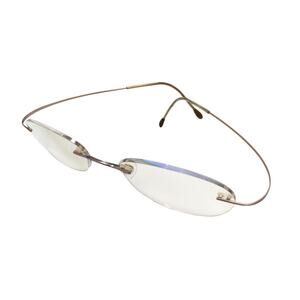 Silhouette M 7395/40 0073 Light Pink Rimless Eyeglasses FRAMES ONLY - POOR -READ